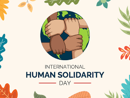 20 ડિસેમ્બર, “International Human Solidarity Day”