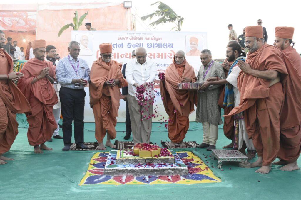 Girgadha તાલુકા ના દ્રોણેશ્વરમાંCM ભૂપેન્દ્ર પટેલના હસ્તે નૂતન કન્યા છાત્રાલયનું ખાતમુહૂર્ત