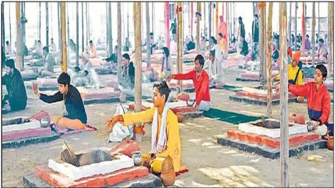 એક ખાસ રૂમમાં પ્રાયશ્ચિત,પછી યજ્ઞની મંજૂરી