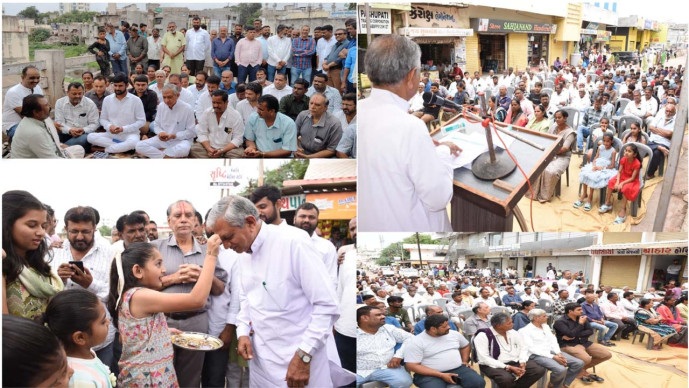 Jasdan માં રિવરફ્રન્ટ-ભાદર નદીના બ્રિજ નવીનીકરણનું ખાતમુહુર્ત