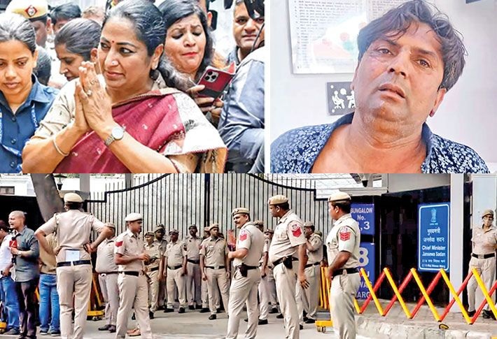 દિલ્હીમાં CM રેખા ગુપ્તા પર હુમલો કરનાર રાજેશ સાકરીયા પાંચ દિવસના રીમાંડ પર સોપાયો