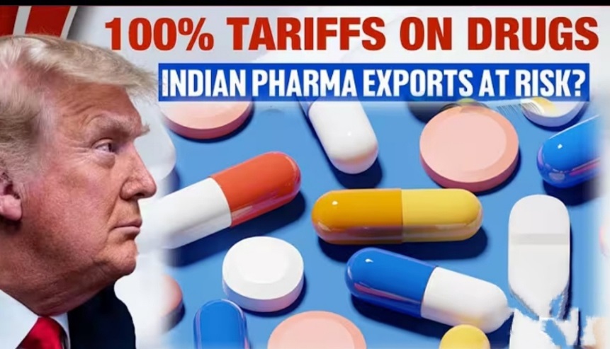 Trump  ભારત પર ટેરિફ બોમ્બ ફેંક્યો-દવાઓ પર 100% ટેરિફ-વૈશ્વિક અર્થતંત્ર