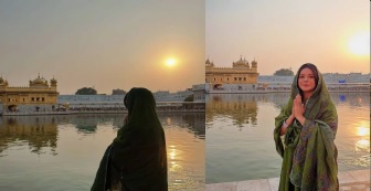 ફિલ્મ રિલીઝ થાય તે પહેલાં Shehnaaz Gill  સુવર્ણ મંદિરની મુલાકાત લીધી, માથા પર સ્કાર્ફ બાંધીને માથું નમાવ્યું