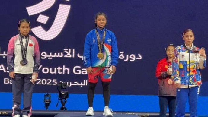 Weightlifter Preeti Smithaએ વિશ્વ રેકોર્ડ બનાવ્યો,યુથ એશિયન રમતગમતમાં ગોલ્ડ મેડલ જીત્યો