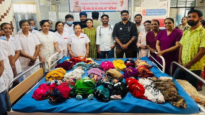 Surendranagar સરકારી હોસ્પિટલની ઐતિહાસિક સિદ્ધિ,એક માસમાં 179 પ્રસૂતિ નોંધાઈ