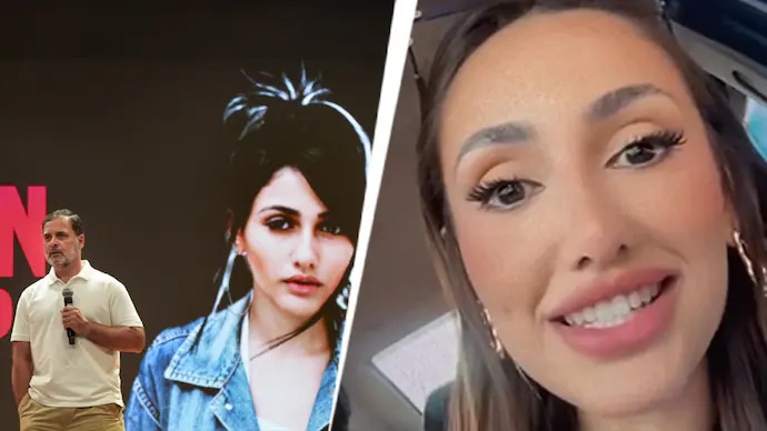 હરિયાણામાં બ્રાઝિલની એક મોડેલે 22 વખત મતદાન કર્યું છે:Rahul Gandhi