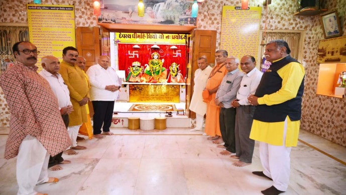 Gondal ગાયત્રી મંદિરનો 45મો પ્રાણ પ્રતિષ્ઠા મહોત્સવ યોજાયો