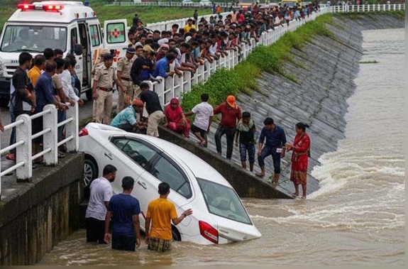 Jharkhand માં ડેમમાં કાર ખાબકાતા ચાર પોલીસકર્મી ડૂબ્યા : 3ના મૃતદેહો મળ્યા