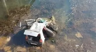 Lakhimpur ખેરીમાં ભયાનક અકસ્માત, એક કાર નહેરમાં પડી, પાંચ લોકોના દુઃખદ મોત