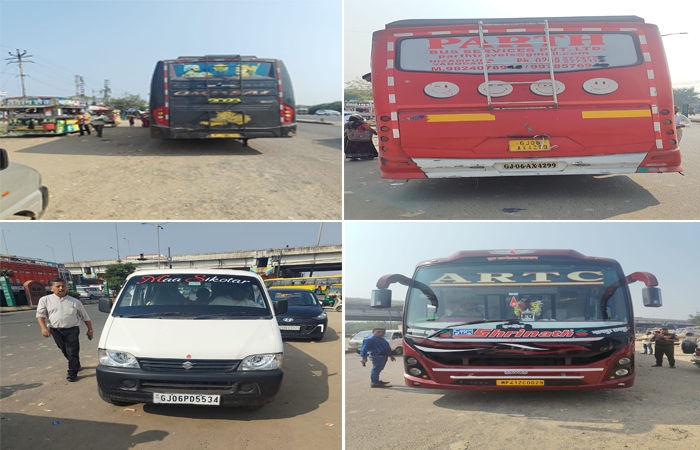 Vadodara: ગેરકાયદેસર મુસાફરીની હેરાફેરી કરતા વાહન ચાલકો સામે તંત્ર એકશનમા