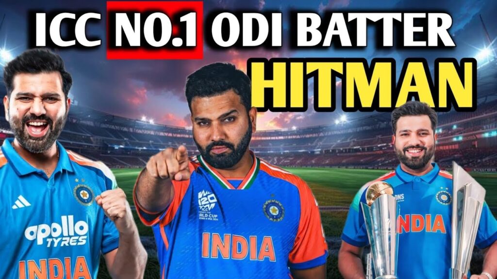 હિટમેન ફરી એકવાર ODI ફોર્મેટમાં વિશ્વનો નંબર વન બેટ્સમેન બની ગયો