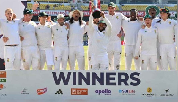 South Africa એ 25 વર્ષ બાદ ભારતમાં ટેસ્ટ શ્રેણી જીતી