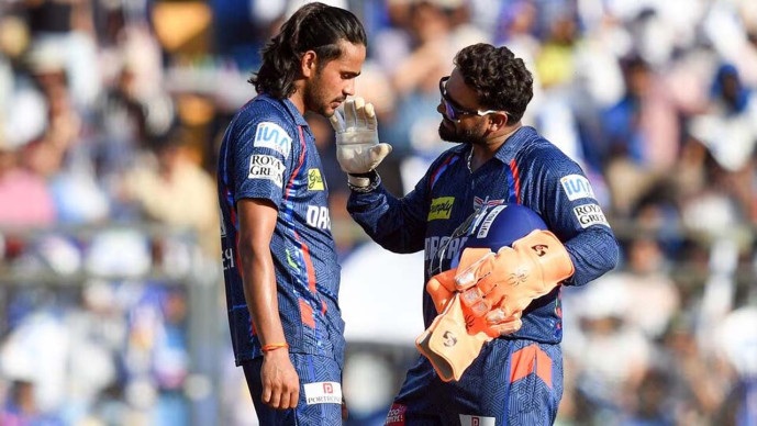 Lucknow captain Rishabh Pant પર બોલર રાઠીને “કાબુ”માં રાખવાનો પડકાર