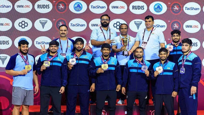 Asian Wrestling Championship માં 27 મેડલ સાથે ભારતીય ટીમનો ડંકો