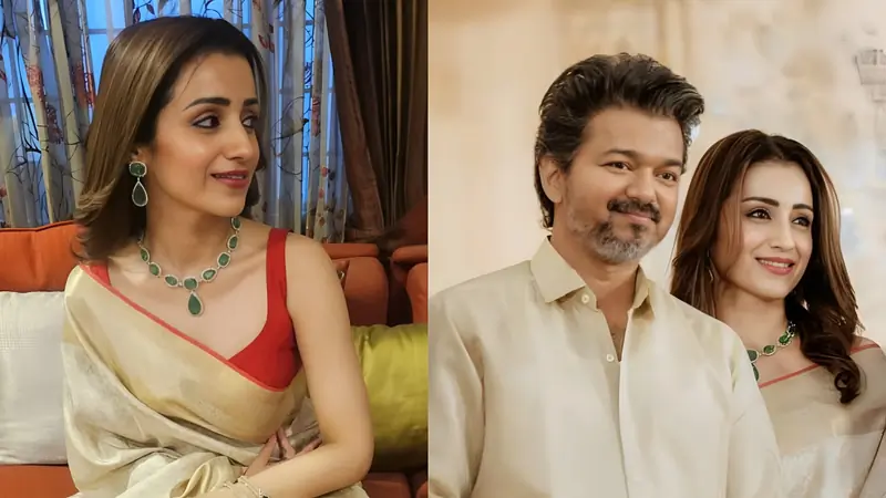 Vijay Thalapathy ના શપથ સમારોહમાં ગર્લફ્રેન્ડ અભિનેત્રી ત્રિશા છવાઇ