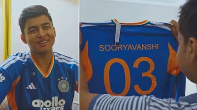 BCCI એ શેર કર્યો વૈભવનો ભાવુક વીડિયો : ટીમ ઇન્ડિયાની જર્સી જોઈ ખુશી છલકાઈ