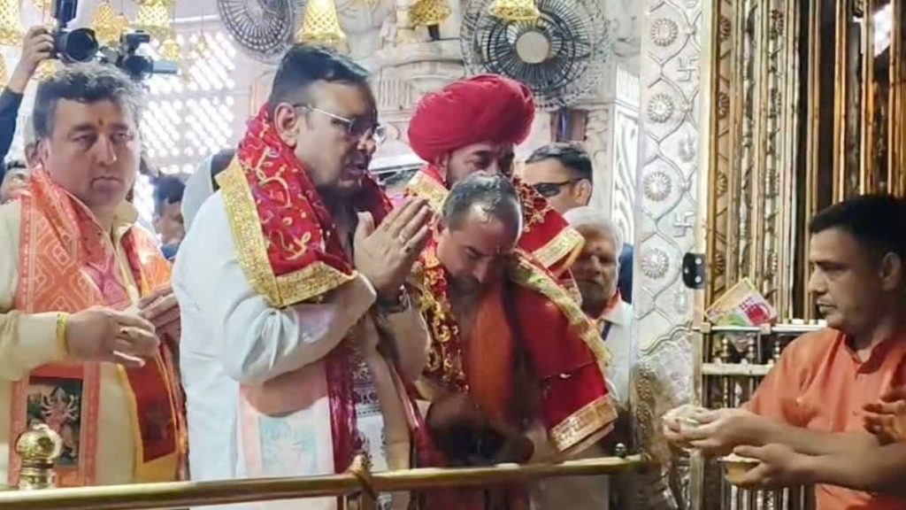 રાજસ્થાનના મુખ્યમંત્રી Bhajanlal Sharma એ માઁ અંબાના દર્શન કર્યા, જનકલ્યાણ માટે કરી પ્રાર્થના