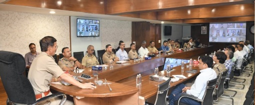 રાજ્યના પોલીસ વડા જી.એસ.મલિકના અધ્યક્ષસ્થાને મહત્વપૂર્ણ વિડિઓ કોન્ફરન્સ યોજાઈ