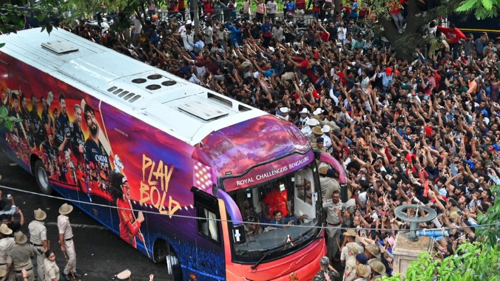 Royal Challengers Bangalore વિજય પરેડ નહી યોજે