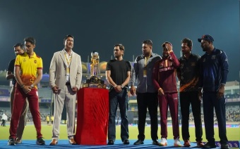 IPL માંથી ગેરહાજર રહ્યા બાદ, ધોની અચાનક ટી ૨૦ લીગમાં દેખાયો