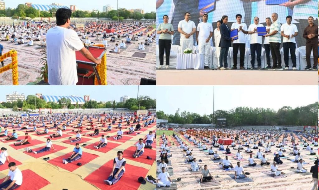 Rajkot મહાનગરપાલિકા દ્વારા તા.૨૧મી જૂનના રોજ ‘‘૧૨મા આંતરરાષ્ટ્રીય યોગ દિવસ’’ની ઉજવણી