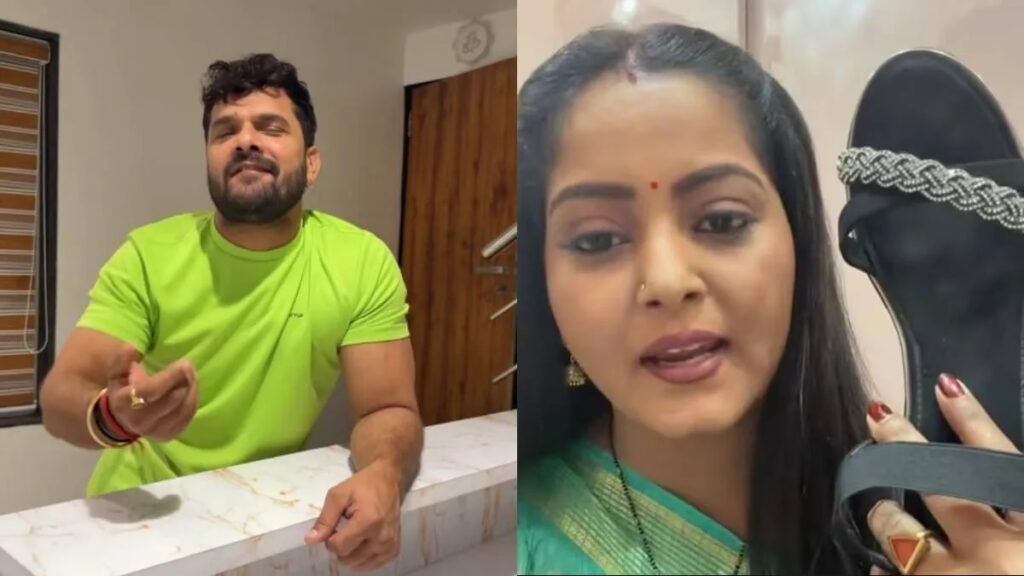 ભાભીએ મને ઓફિસમાં રંગે હાથે પકડી લીધો, Anjana Singh ખેસારીને તેના ચપ્પલ બતાવીને પડકાર ફેંક્યો
