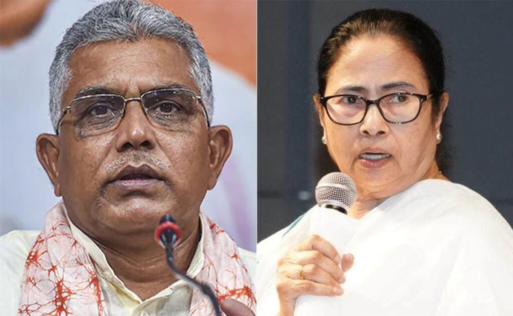 Dilip Ghosh Mamata Banerjee પર શહીદો અને તેમના પરિવારો સાથે દગો કરવાનો આરોપ લગાવ્યો
