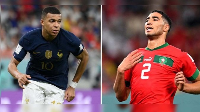 FIFA World Cup ક્વાર્ટર ફાઇનલમાં ફ્રાન્સ અને મોરોક્કો આજે આમને-સામને