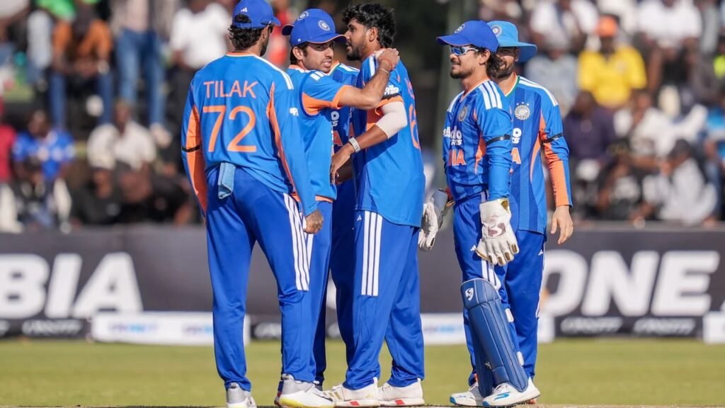 India બીજીT૨૦ મેચમાં ઝિમ્બાબ્વેને હરાવીને ત્રણ મેચની શ્રેણી જીતી લીધી