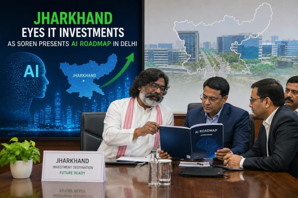 Jharkhand સરકારે કૃત્રિમ બુદ્ધિના ક્ષેત્રમાં અગ્રણી રાજ્ય બનવા માટેનો પોતાનો રોડમેપ રજૂ કર્યો