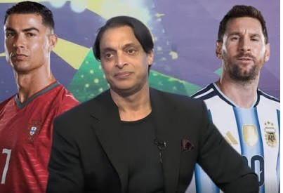 Messi and Ronaldo અંગે બોલતા શોએબ અખ્તર ટ્રોલ થયા