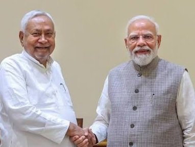 બાંકીપુર પેટાચૂંટણીમાં ભાજપની હાર બાદ Nitish Kumar PM Modi ને મળ્યા; મુલાકાત સંસદમાં થઈ