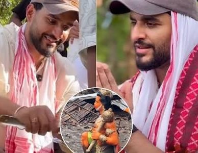 આસામના પૂરમાં હનુમાન મંદિરનો નાશ, Abhishek Malhan પુનઃનિર્માણની જવાબદારી લીધી