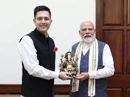 PM Narendra Modi એ રાઘવ ચઢ્ઢા સાથે મુલાકાત કરી