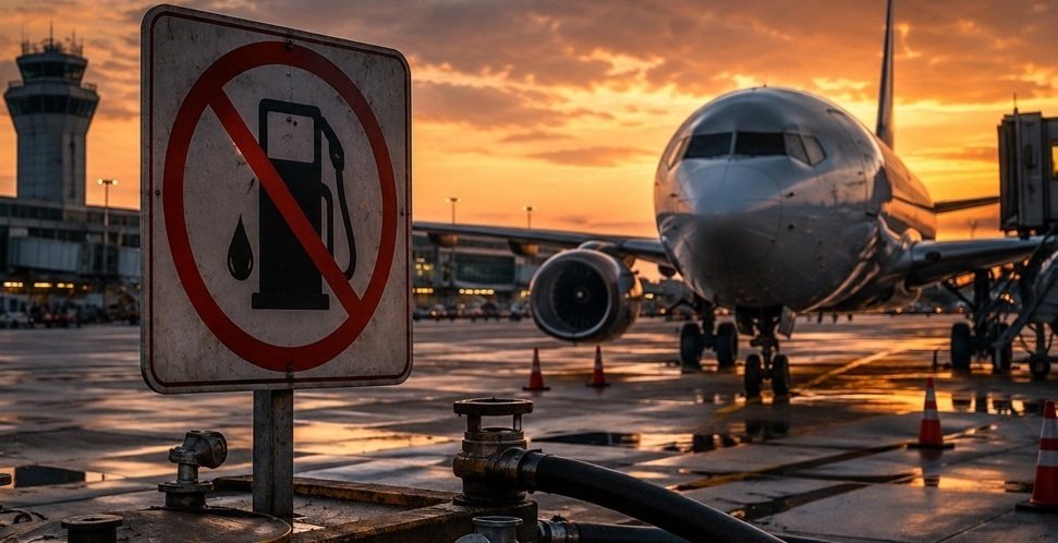 US International Airport પર ફયુલ ખુટી પડયું : વિમાનો જમીન પર જેમના તેમ