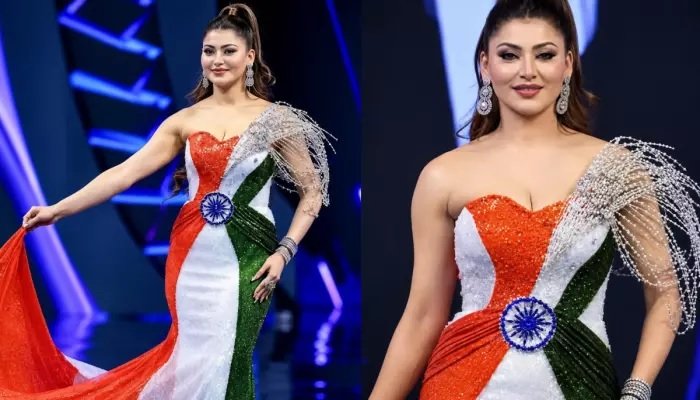 Urvashi Rautela એ અશોક ચક્રથી પ્રેરિત ડિઝાઇનવાળો ’ત્રિરંગો ડ્રેસ’ પહેર્યો હતો, જેનાથી લોકો ગુસ્સે થયા