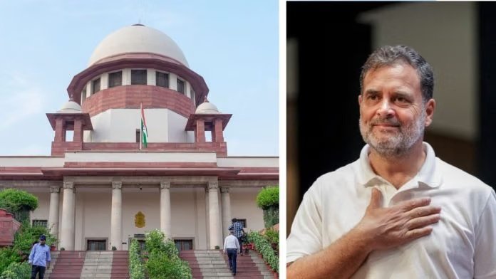 Supreme Court અલ્હાબાદ હાઈકોર્ટમાં સુનાવણી પર રોક લગાવી છે કોર્ટે રાહુલની અરજી પર પણ નોટિસ જારી કરી