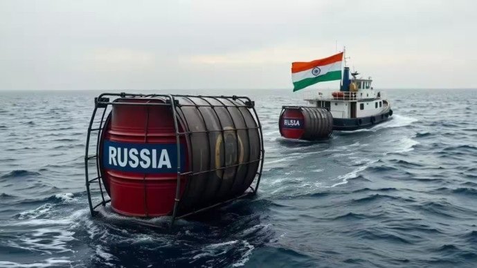 દેશમાં આવતા ક્રુડતેલમાંથી 47% માત્ર Russia પુરુ પાડે છે