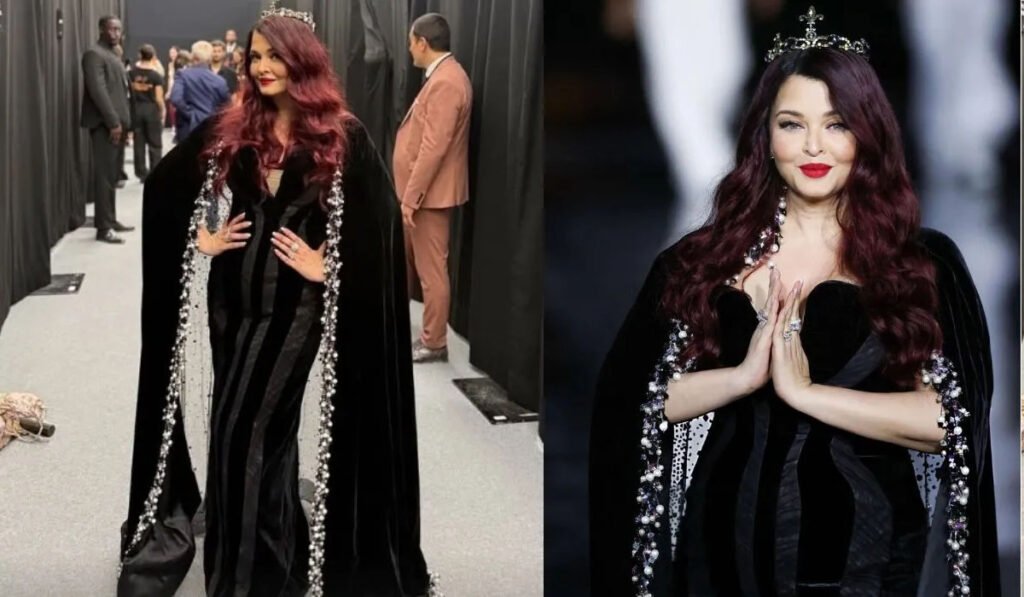માથા પર મુગટ, કાળો ગાઉન અને Aishwarya Raiની ભવ્યતા સાથે, બચ્ચન પરિવારની પુત્રવધૂએ પેરિસ ફેશન વીકમાં પ્રભુત્વ જમાવ્યું