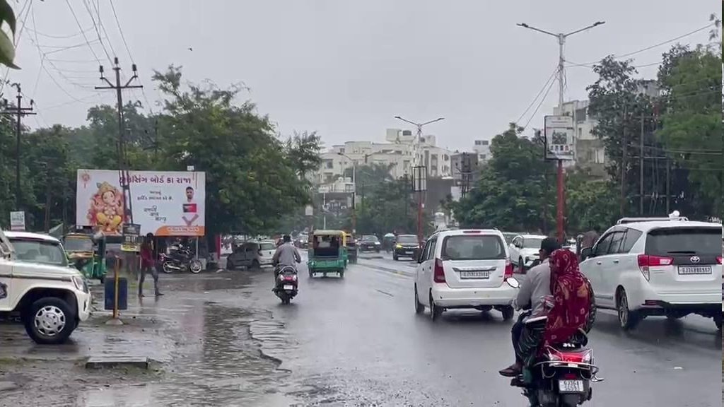 Morbi જીલ્લામાં છેલ્લા ૨૪ કલાકમા હળવદમાં સવા ઇંચ-મોરબીમાં એક ઇંચ વરસાદ વરસ્યો