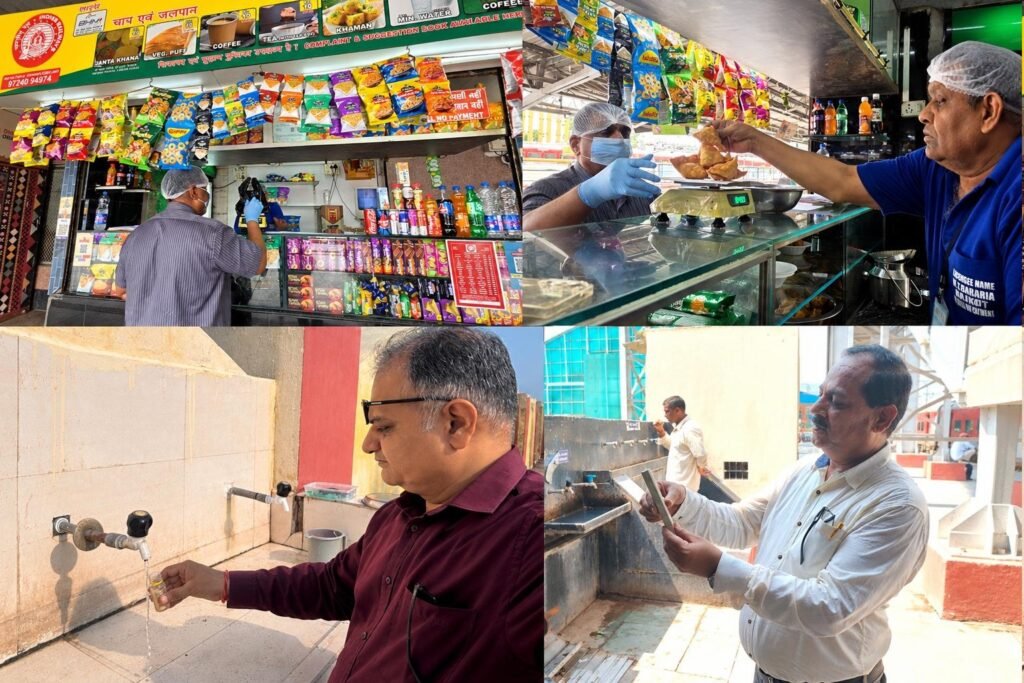 Rajkot ડિવિઝનમાં મુસાફરોને સ્વચ્છ તેમજ ગુણવત્તાયુક્ત ભોજન અને સલામત પીવાનું પાણી પૂરું પાડવા માટે નિયમિત તપાસ