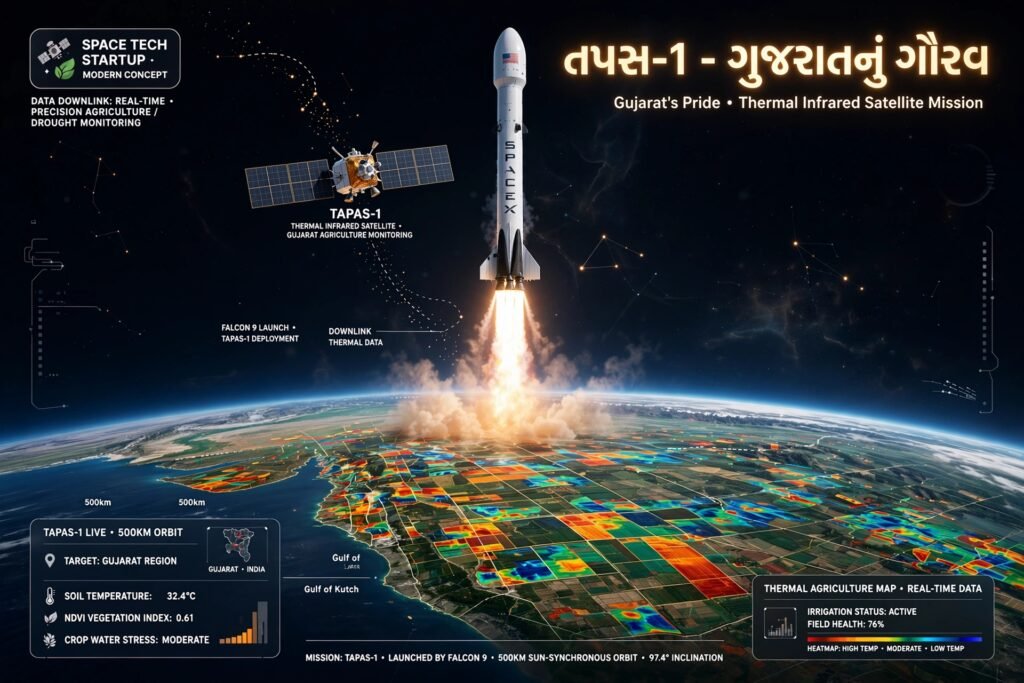 Space-Techમાં Gujaratનો ડંકો: SpaceXના Rocketથી લૉન્ચ થયો Ahmedabadના Startupનો ‘TAPAS-1’ Thermal Camera TAPAS-1