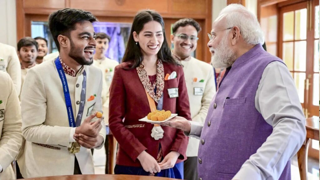 Pm Modiએ વર્લ્ડ સ્કિલ કોમ્પિટિશનના સહભાગીઓ સાથે મુલાકાત કરી