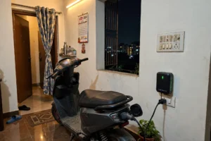 tvs-iqube-Electric Scooter home-charging-portable