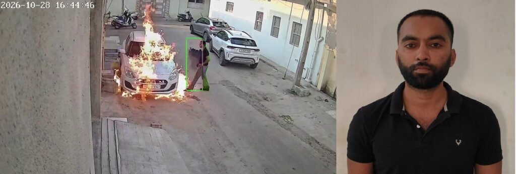 Morbi: વાઘપરામાં કારને આગ લગાવી દેનારની કબુલાત, વારંવાર સેન્સરના અવાજથી કંટાળી આગ ચાપી